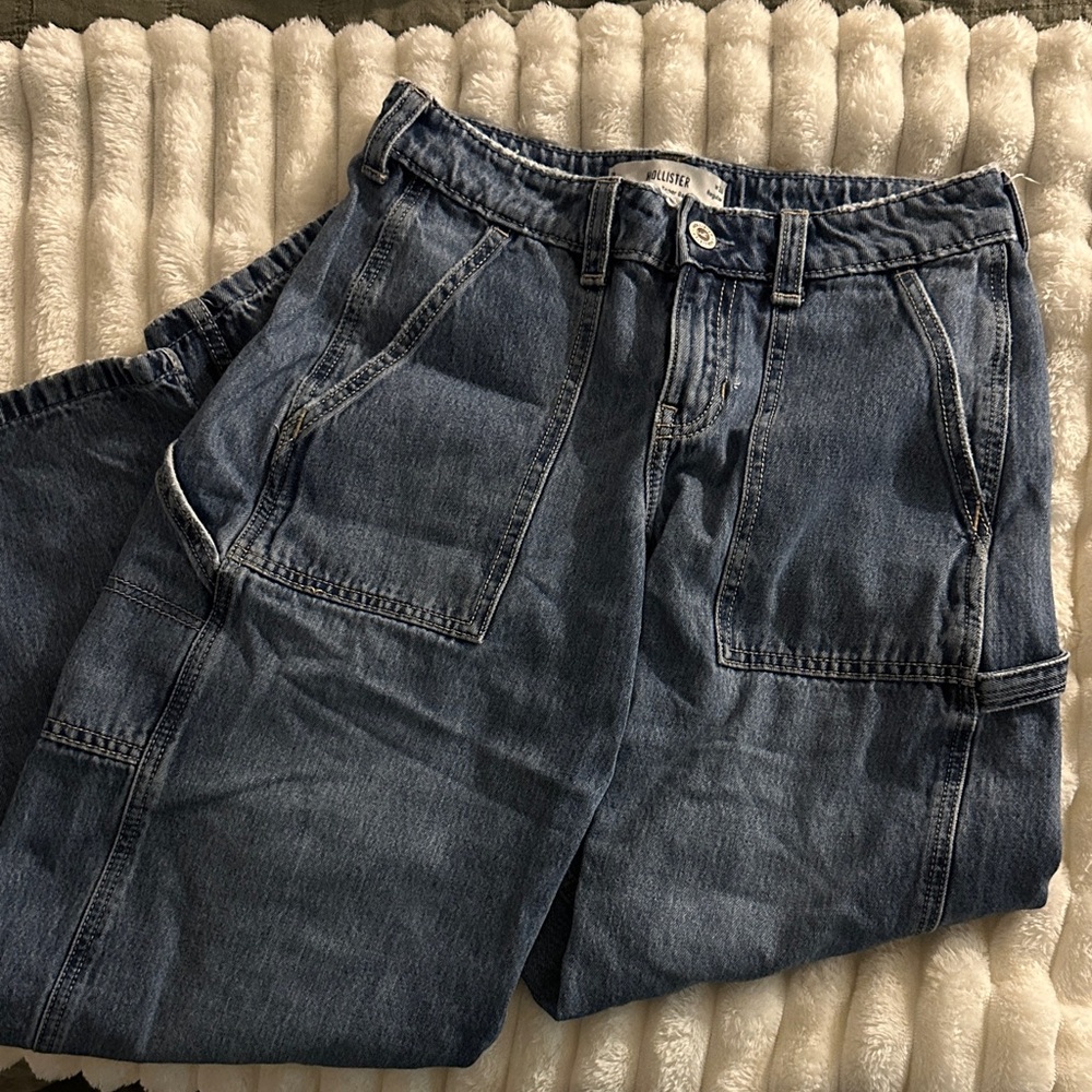 Hollister Low Rise Tapper Baggy Jeans